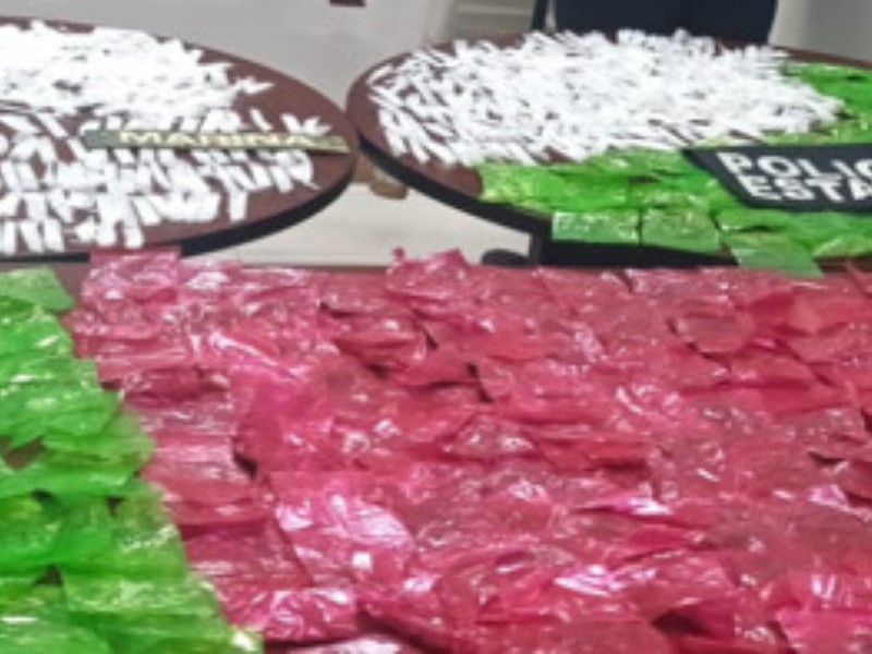 Aseguran más de 800 dosis de cristal en Sonora