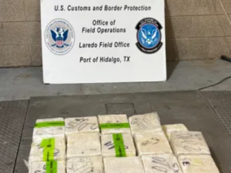 Aseguran metanfetamina en garita de Texas