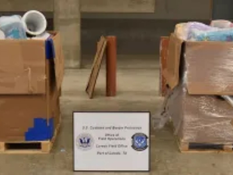 Aseguran Metanfetamina en garita de Texas