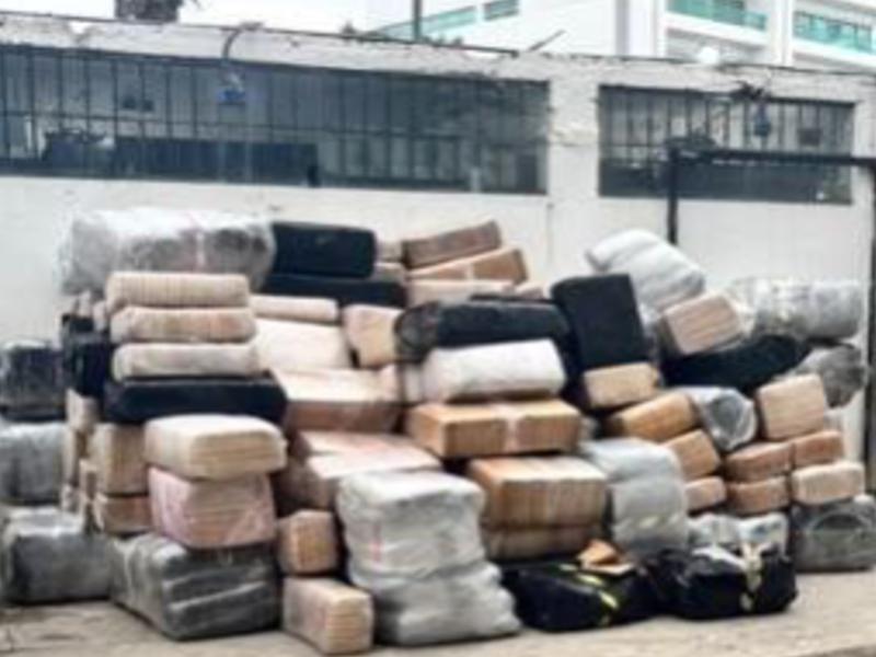 Aseguran más de tonelada y media de marihuana en Mazatlán