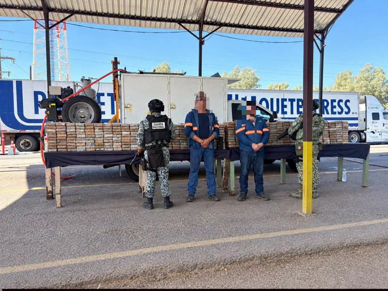 Aseguran más de una tonelada de cocaína en el retén Estación Doctor
