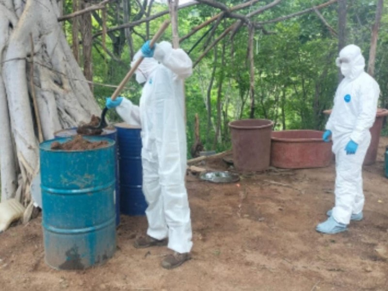 Aseguran narcolaboratorios en Culiacán y Cosalá