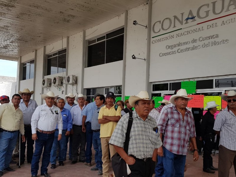 Protestas hasta que Conagua cumpla.