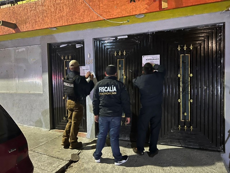 Aseguran casa en Morelia y detienen a dos personas