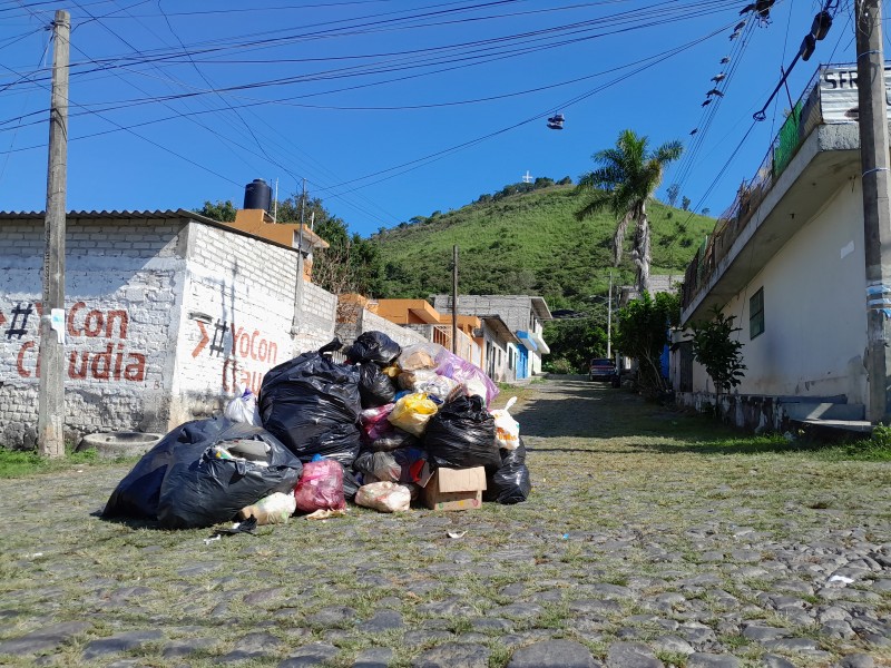 Aseo Público dejó tirada la ruta de colonia Francisco Villa