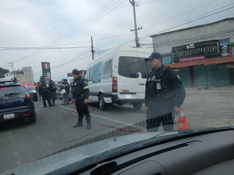 Asesinan a chofer de transporte público durante ataque armado en Ozumba