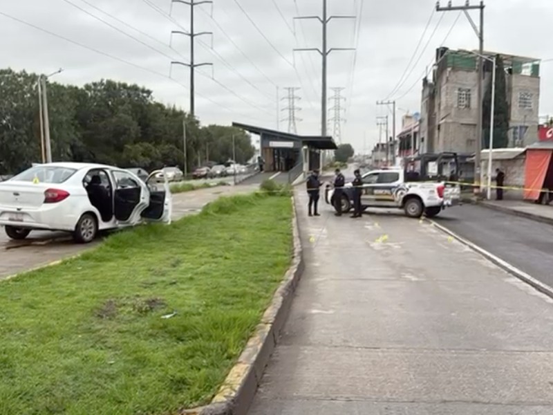 Asesinan a conductor en la carretera Libre México-Pachuca
