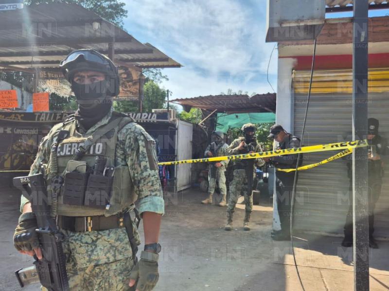 Asesinan a joven dentro de taller de motocicletas en Culiacán