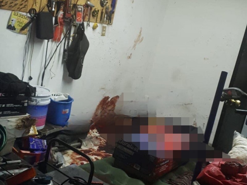 Asesinan a masculino en taller mecánico en San José Mayorazgo