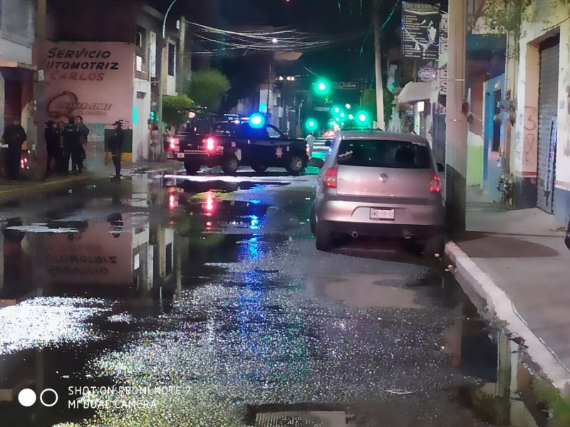 Asesinan a persona en la zona centro