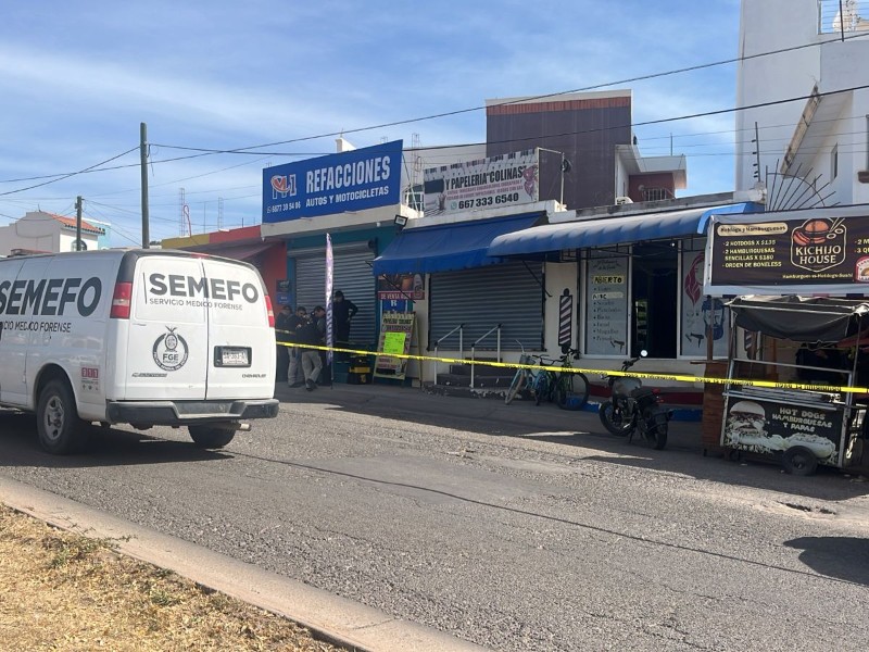 Asesinan a propietario de una barbería en Colinas de la Ribera