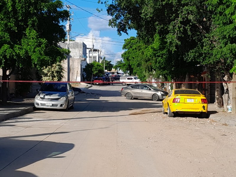 Asesinan a un hombre en la colonia López Mateos en Culiacán