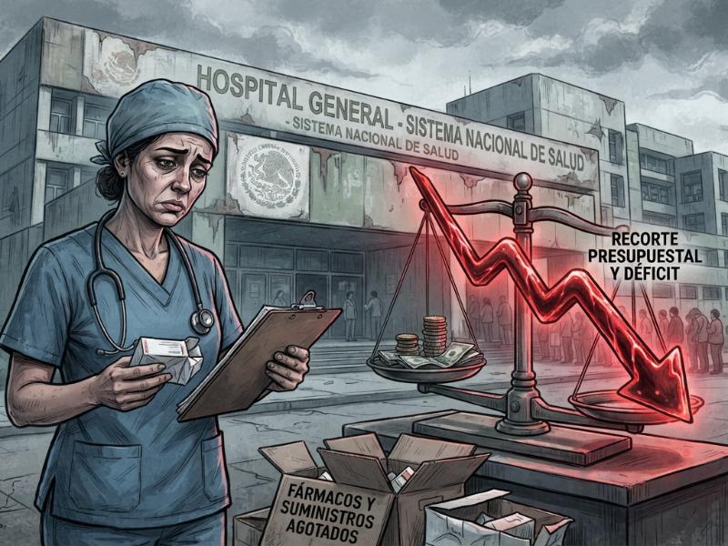 Asfixia presupuestaria, el origen de la crisis del sistema de salud