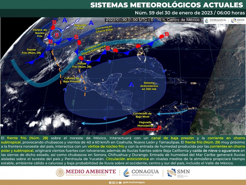 Así estará el clima este lunes