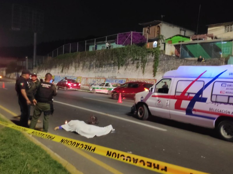 Así fue accidente que mató a mujer en bulevar Xalapa-Banderilla