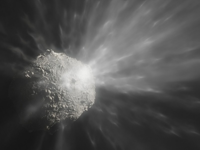 Así fue el impacto de sonda DART contra un asteroide