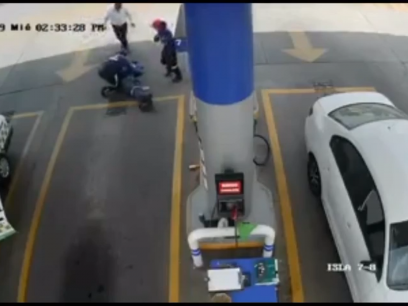 Así mataron a un despachador gasolina en Toluca