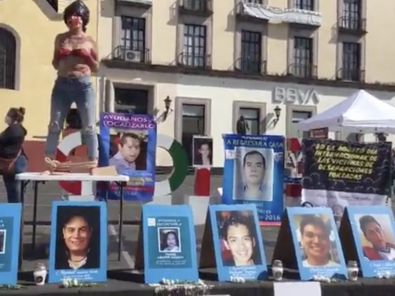 Así protestaron en Xalapa por casos de desaparición forzada