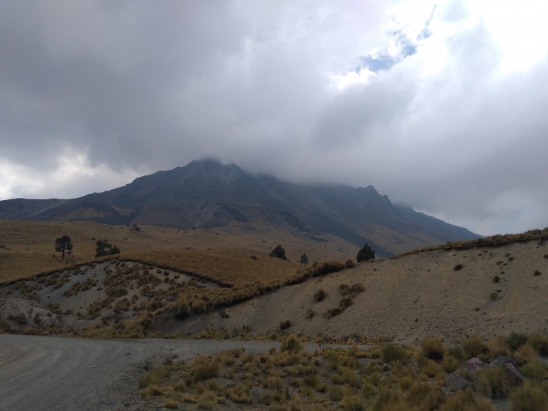 Así se ve la contingencia desde el Nevado