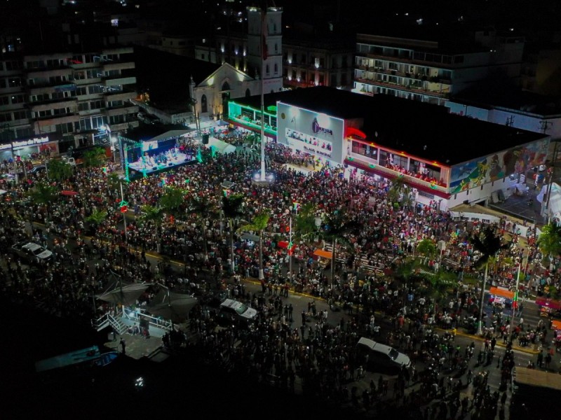 Así se vivió el Grito de Independencia en Tuxpan