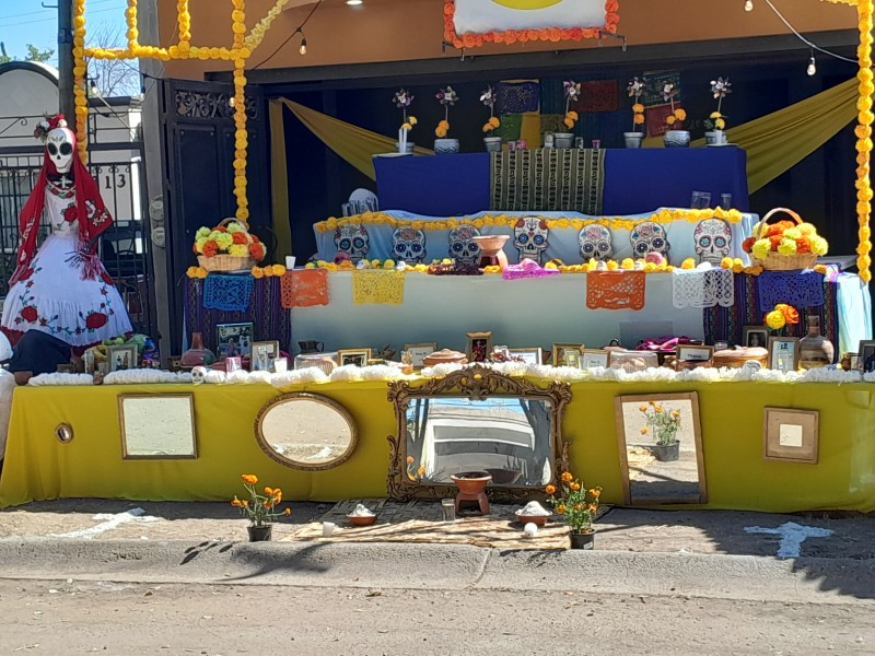 Así vivieron el altar dedicado a menores en Villa Bonita