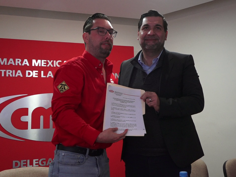 Aspirante a dirigente nacional de CMIC visita la Laguna