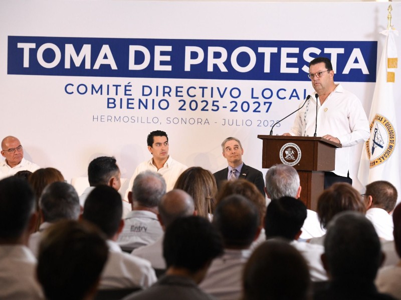 Asume Roberto Sitten Ayala presidencia de la AIMMGM Distrito Sonora