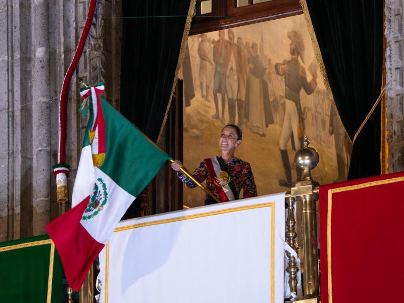 Así fue la ceremonia de el Grito de Independencia en el Zócalo
