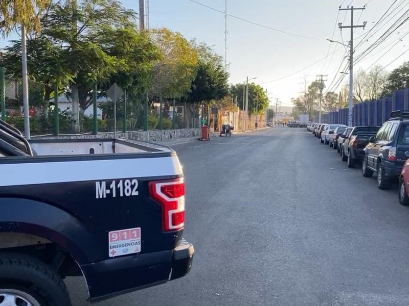 Atacan a balazos modulo de seguridad en Cerrito Colorado