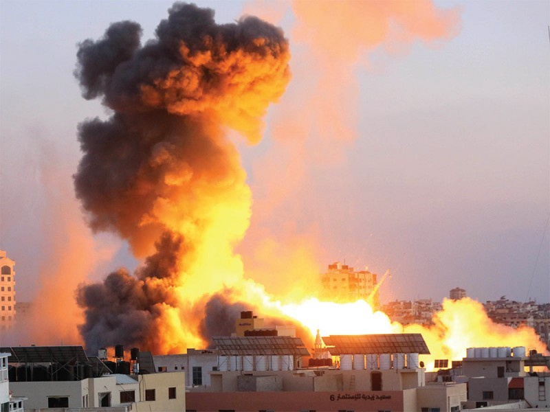 Atacan red de túneles en la franja de Gaza