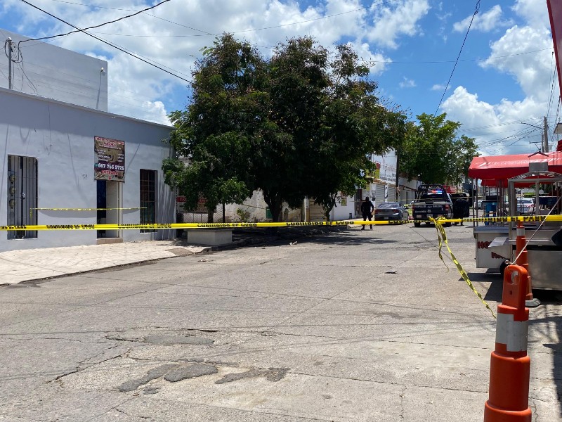 Ataque a balazos deja un herido en el Centro de Culiacán