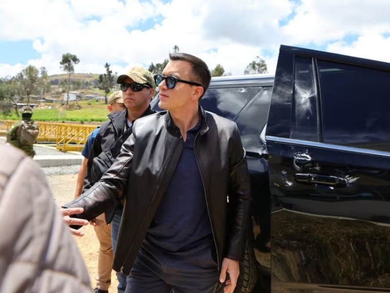 Ataque a presidente de Ecuador provoca pronunciamiento de Sheinbaum