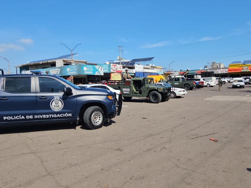 Ataque armado dejó dos heridos en Mercado de Abastos