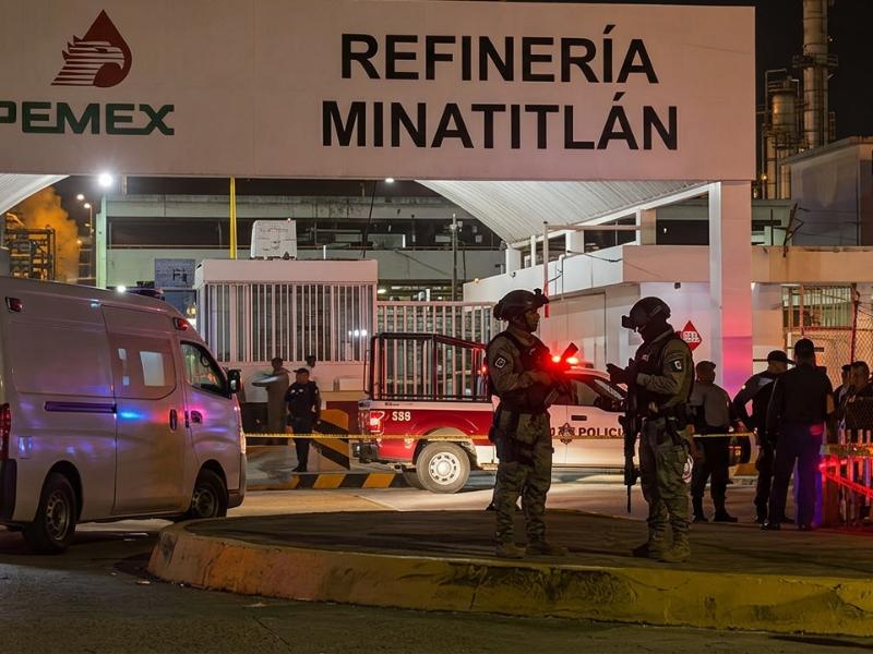 Ataque armado en refinería de Minatitlán deja un muerto y un lesionado