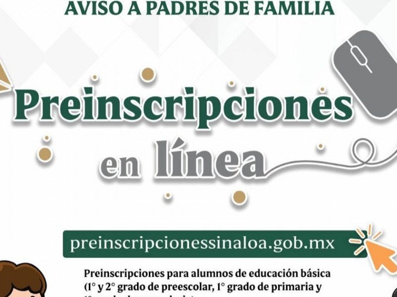 ¡Atentos!se acerca el período de preinscripciones en línea