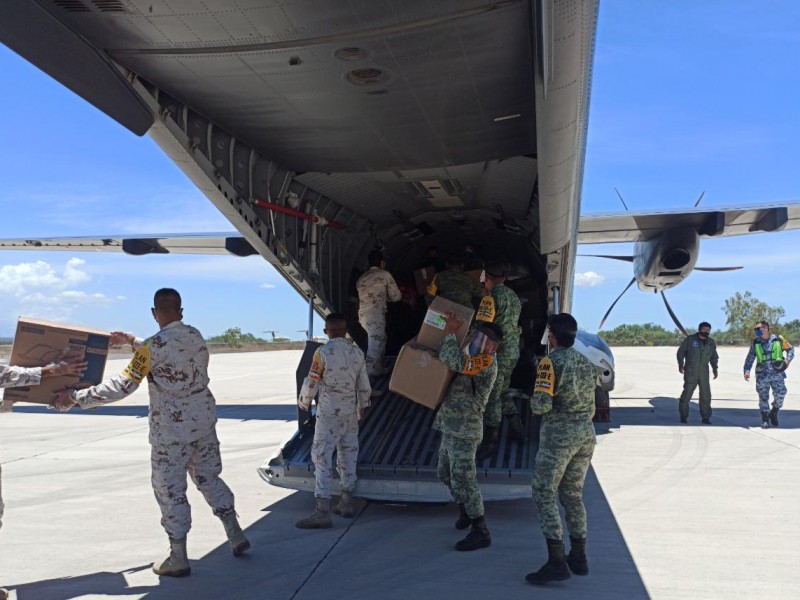 Aterrizó 7timo vuelo con insumos médicos