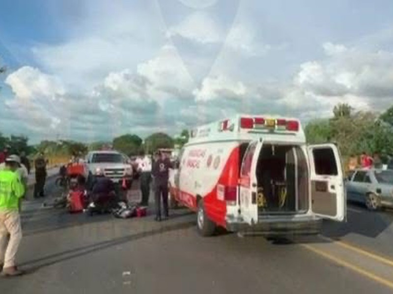 Atiende Cruz Roja tres accidentes diario de motociclistas en Tepic