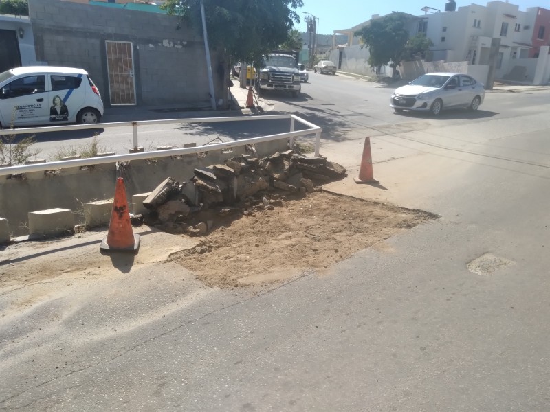 Atiende obras públicas problema de bacheo en Los Cabos