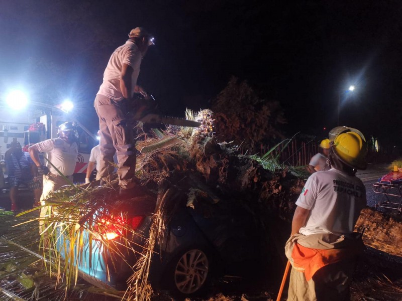 Atiende PC llamado de emergencia por lluvias en Tapachula