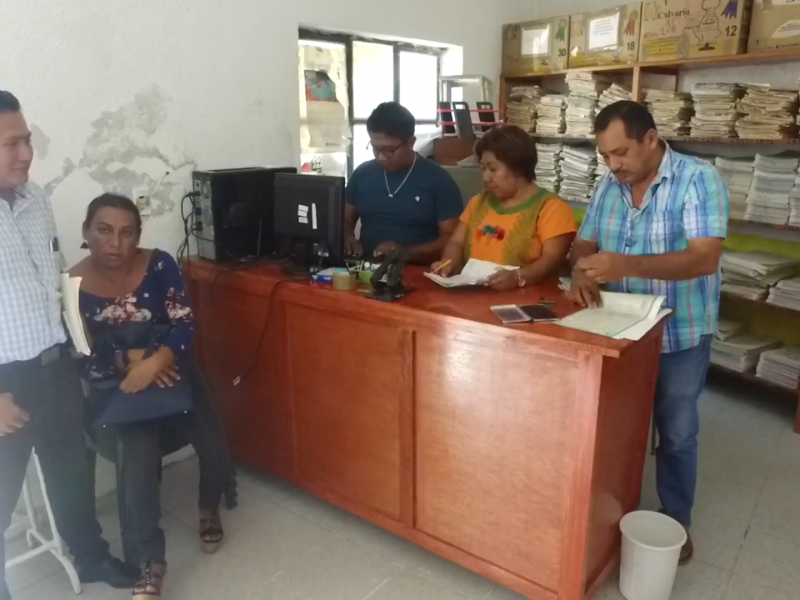 Atiende registro civil agencias de San Blas Atempa