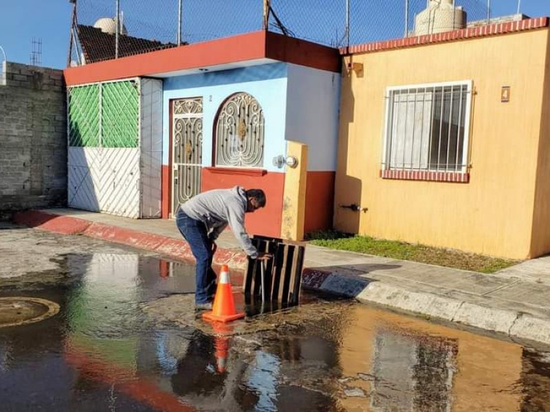 Atiende SAPAZ reporte de vecinos de Real de Valencia