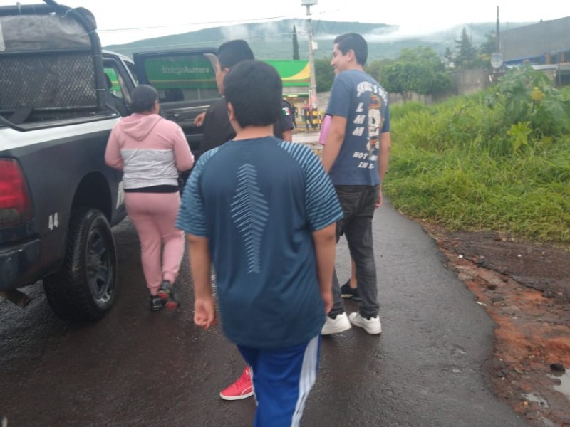 Atiende SSP daños por lluvias en colonias zamoranas