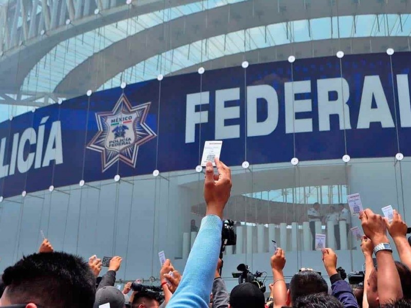 Atienden a Policías Federales por Guardia Nacional