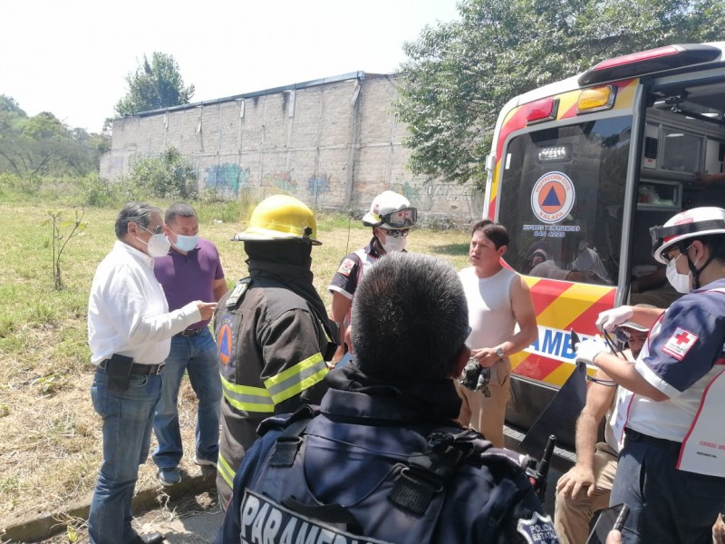 Atienden a trabajadores de CMAS en San Andrés Tlalnelhuayocan