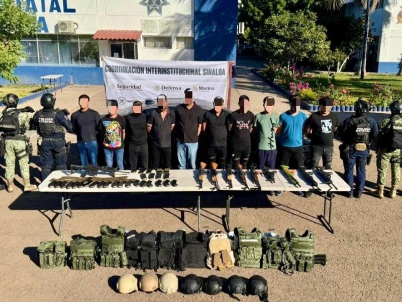 Autoridades detuvieron a 61 personas en la ultima semana en Sinaloa