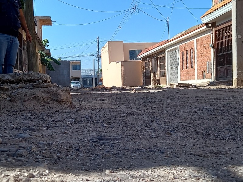 Atrapados en sus casas por obras municipales