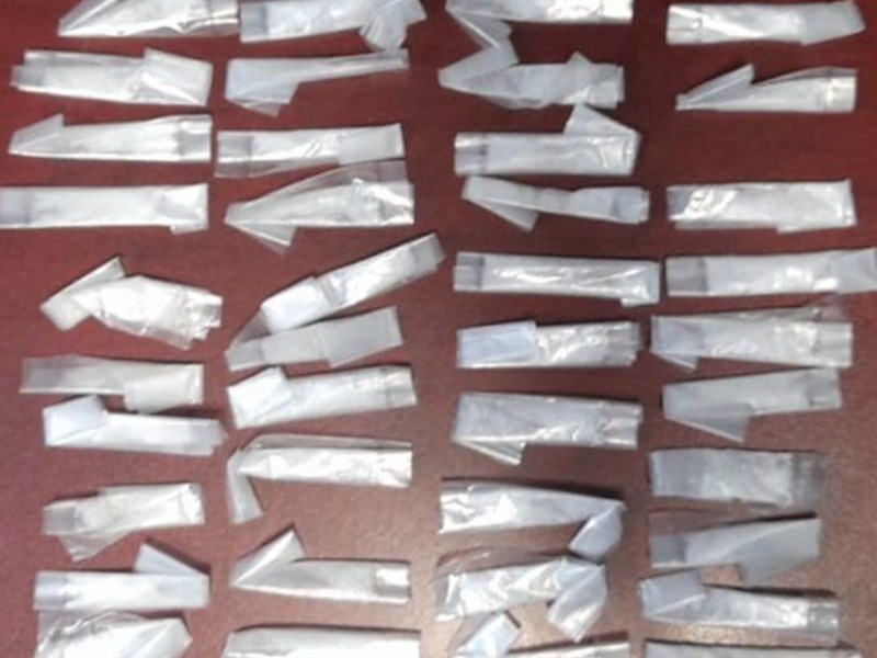 Atrapan a narcomenudista por la posesión de 550 envoltorios con crystal