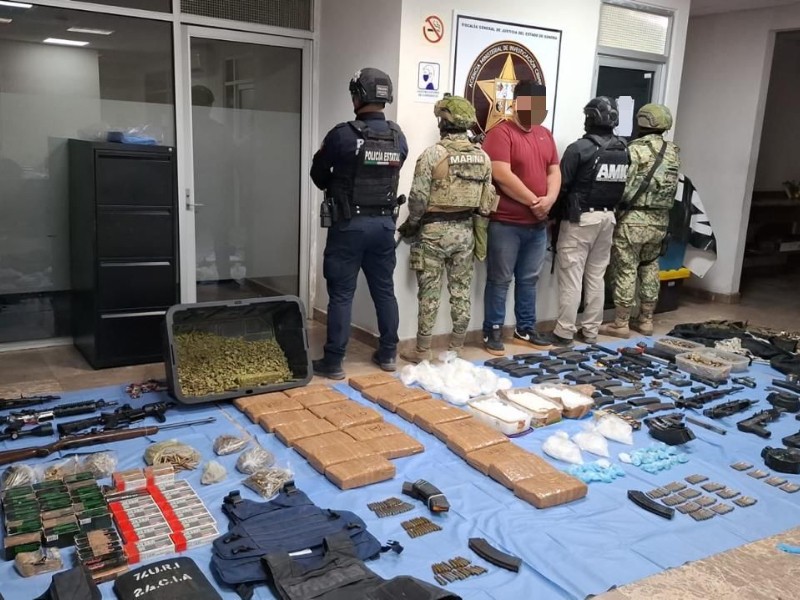 Atrapan en Cajeme a objetivo criminal prioritario