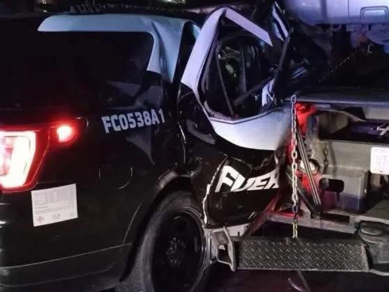 Atropella y mata policía de Fuerza Civil a ciclista en Monterrey