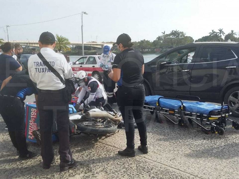 Atropellan a motociclista sobre bulevard Independencia